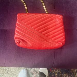 Red Tory Burch Shoulder bag/ crossbody bag.